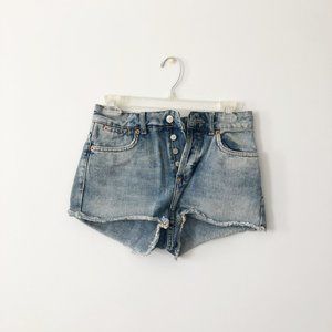 ✨ Topshop Moto Denim Shorts